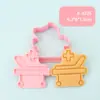Molde de Biscoito Desenho Animado Doutor Ambulância Cortador de Pressão Simulado Ferramenta de Confeitaria Artesanal Ímã de Geladeira