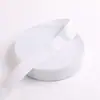 Selección Premium Liufeng En Stock Banda Elástica de Ganchillo Blanco y Negro Accesorios para Ropa Banda de Goma de Alta Elasticidad para Puños y Cinturas