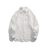 Camisa Retro de Hip-Hop Estilo Hong Kong con Diseño de Estampado Completo para Hombre, con Acabado de Alta Gama, Chaqueta Camisa Oversize