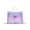 Comercio exterior mayoreo bolsa pequeña bolsos de mujer transparente cadena bolso cuadrado pequeño 2024 nuevo nicho de damas bolso de hombro único