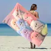 Especialmente Diseñado para Dropshipping Jit Transfronterizo de Toallas de Playa, Toallas de Playa Hechas a Medida con Impresión Digital, Toallas de Baño Absorbentes de Fibra Ultrafina