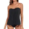 Nuevo traje de baño de dos piezas Huludao 2027, conjunto bikini tankini para mujer de talla grande transfronterizo europeo y americano