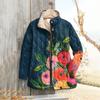 Sudadera de Algodón con Cuello Alto y Pliegues para Mujer 2025 Otoño e Invierno Botón Sudadera de Algodón Degradado para Mujer