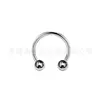 Jiangtitanium F136 Titanio Uña para Labio 16g Rosca Interna Modelo Básico G23 Aleación de Titanio Joyería para Piercing Uña de Oreja Uña de Cartílago de Oreja