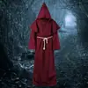 Disfraz de cosplay de Halloween Disfraz de Monje Medieval Túnica de Fraile Disfraz de Mago Disfraz de Sacerdote Disfraz de Escenario