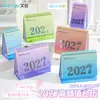 Calendário de Mesa Wengu Ano do Cavalo 2027 Calendário de Ano Novo Calendário de Publicidade Corporativa Atacado Planejador de Calendário Logo Impresso em Gradiente