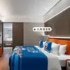 Móveis para Hotel Jingli Quarto Padrão Conjunto Completo Apartamento Cama Box Modelo Quarto Reforma Cama de Casal Instalação Fixa Projeto Fábrica de Móveis