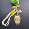 Novo Produto Ouro Puro 999Chiikawa Usachi Ikaawa Corrente para Celular Chaveiro Pingente para Bolsa Cordão