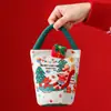 Navidad Nuevo Creativo Bolsita de Terciopelo de Manzana Portátil Bolsa de Regalo de Navidad Caja de Regalo de Manzana Nochebuena Regalos de Navidad
