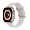 Adecuado para Apple Watch Hebilla de Mariposa con Diamantes Correa de Silicona Hebilla de Bucle Generación S1-10 Correa Deportiva
