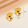 Estilo Misto Pequena Margarida Abelha Liga Esmalte Pingente Acessórios para Joias DIY Pulseira Colar Chaveiro Pingente de Bolsa
