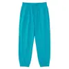 Calça Jogger Lisa Solta Outono/Inverno 2025 para Jovens Calça de Moletom Casual Engrossada para Meninos Calça Esportiva Infantil