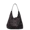 Bolsa Tote Retro Estampada de Leopardo para Mulheres Outono e Inverno 2026 Novo Estilo Coreano Casual Versátil Roupa de Trabalho Bolsa de Ombro de Grande Capacidade