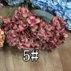 [Hortensia Simulada] 5 Cabezas de Hortensia Francesa Grande, Flores Artificiales Mini de Boda Altamente Simuladas, Suministradas por el Fabricante para Uso en Bodas