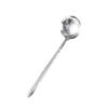 Cuchara para olla caliente de acero inoxidable con mango largo, directa de fábrica, cuchara grande para sopa, cuchara grande para cocinar, cuchara para escurrir olla caliente, juego de dos piezas
