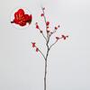 Novos Galhos de Flor de Ameixa Simulada e Flores Artificiais de Wintersweet Estilo Chinoiserie Decoração de Casa Pousada Hotel Arranjo de Flores de Ano Novo Ornamentos de Arte