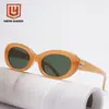 Gafas de sol de PC al por mayor de fabricante europeo y americano, gafas de sol nuevas y elegantes de alta gama estilo ins para mujeres y hombres