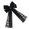 Estilo francês elegante laço laço fita grampo de cabelo das mulheres All-match High-end cabeça mola clipe Top Clip acessórios para o cabelo