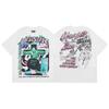 Transfronterizo 2026 Verano Nueva Marca Europea y Americana de Moda Unisex Holgada Manga Corta Cuello Redondo Camiseta Retro Versátil Casual Manga Media