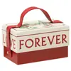 Caja de Regalo de Año Nuevo con Asa de Cuero, Asa de Cuero para Bolsos, Correas de Bolso, Altavoz de Regalo, Asa de Cuero de Recuerdo