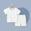 Traje de Manga Corta para Bebé, Conjunto de Ropa para Casa, Conjunto de Ropa de Verano para Casa para Niños y Niñas, Traje Sencillo para Niños Pequeños y Medianos