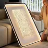 Luminária de teto para quarto 6 novas luminárias de teto minimalistas estilo italiano, formato redondo de luxo leve, adequadas para escritório e quarto de criança, luz principal feita de alumínio e outros materiais de ferro