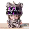 Longchuang Muñeco Llavero Sombrero de Oso Sentado Colgante para Llaves de Mujer Llavero de Coche Lindo Colgante para Bolso de Mujer