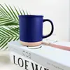 Caneca Cerâmica Costurada Duas Cores Criativa e Simples Presente para Escritório Caneca Publicitária para Café com Leite Venda por Atacado