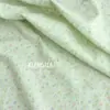 Tecido de Sarja de Algodão Escovado Outono e Inverno Pijama Quente Pequeno Floral Desenho Animado Roupa de Casa Tecido