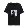 JOJO's Wonderful Adventure Bobo Large Size Thin Breathable Couple Student Cross-border Crewneck T-shirt de manga curta Camisa de verão