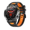 Smartwatch com tela grande de alta definição, duração de bateria de 1000mAh, monitoramento de frequência cardíaca e sono, à prova d'água, chamadas Bluetooth, relógio esportivo
