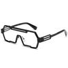 2267 caja de metal gafas de sol de una pieza deportivas europeas y americanas Amazon tendencia outdoor moda futura hip hop hombres
