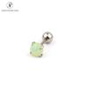 Brincos de titânio, aço, osso de orelha, imitação de opala, joias para piercing corporal, cor 1,2m, multicolorido, transfronteiriço, novo 2023