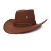 Sombrero Vaquero Americano de Verano Viento Gran Oeste Sombrero de Fieltro para Jinete Sombrero para Exterior Sombrero para el Sol para Hombre y Mujer Sombrero Transpirable