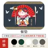 Mantel individual estilo japonés, base para cuenco, silicona, resistente al calor, mantel de mesa, mantel a prueba de aceite, plato de cena, silicona de grado alimenticio para mascotas