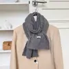 Bufanda de Mezcla de Lana para Mujer Otoño e Invierno Tejido de Punto Trenzado Ocho Caracteres Cálida Gruesa Versátil Calentador de Cuello Estilo Pareja