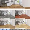 Piso de Plástico PVC Comercial, Engrosado, Resistente al Desgaste, Impermeable, Piso de Cemento Específico para Hospitales, Piso de Colocación Directa
