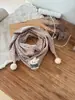 Bufanda de Otoño e Invierno Coreana para Niños y Niñas, Bufanda Triangular Versátil a Prueba de Viento Estilo Británico con Lindo Diseño de Conejo