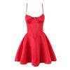 Vestido Europeo y Americano Sexy Elegante Puro Pecho Hueso de Pescado Cintura Tirantes Falda Europea de Lujo Ligero