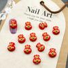 Acessórios para Nail Art de Ano Novo Mixed Tridimensional Cartoon Pequeno Deus da Riqueza Acessórios de Resina Brincos Pequenos Yuanbao Bonitos Acessórios para Nail Art