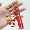 Llavero Navideño Transfronterizo Colgante Caja Sorpresa Papá Noel Muñeco de Nieve Árbol de Navidad Llavero Navideño Colgante Pequeño