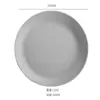 Amazon Cross-border Prato de Palha de Trigo Doméstico 20cm23cm Prato de Frutas Prato de Bolinho Cantina Plástico PP