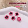 Joias de liga para unhas cor dopamina adesivo estrela de cinco pontas estrela do amor flor diamante acessórios decorações de unhas