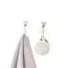KM 201 gancho triangular de acero inoxidable adhesivo fuerte sin perforación gancho trasero de puerta de cocina gancho de pared para llaves 5 PIEZAS