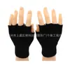 Guantes de Invierno Negros de Cinco Dedos para Hombre y Mujer, Cálidos, Elásticos, de Acrílico Tejido, Compatibles con Pantalla Táctil, a Prueba de Frío, Elegantes para Viajar al Trabajo