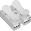 Conector de Fio para Luzes LED Bloco de Terminais de Encaixe de Dois Posições CH2 Terminal de Prensagem