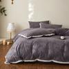 Conjunto de Quatro Peças de Pelúcia Curta Espessada e Quente Outono e Inverno Classe A Luxo Acessível Roupa de Cama de Alta Qualidade Capa de Edredom Lençóis Roupa de Cama para Dormir Nu