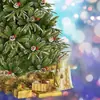 Árbol de Navidad Realista de Alta Calidad Más Vendido Transfronterizo con Tecnología de Recubrimiento Blanco Mixto de PE, Incluye Piñas y Decoraciones de Frutas Rojas, Envío Directo desde la Fábrica de Origen