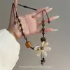 Cadena de Suéter Retro Tejida a Mano, Collar Largo de Flor Estilo Étnico, Elegante Literario y Fresco, Accesorios Versátiles de Nicho