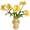 Tulipán de brownie de alta calidad con tacto de PU flor artificial decoración para sala de estar hogar salón de bodas accesorios para fotografía floral